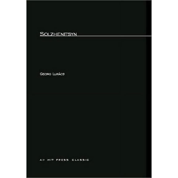 Pre-Owned Solzhenitsyn (Paperback) 0262620219 9780262620215