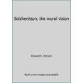 thumbnail image 1 of Pre-Owned Solzhenitsyn, the Moral Vision (Hardcover) 0802835279 9780802835277, 1 of 1