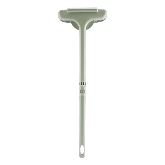 SomWiBe 2-in-1 Window Screen Cleaner Brush, Mesh Screen Cleaning Tool with Detachable Handle for Patio, Door, Porch Screens, Multi-Surface Wet & Dry Use, Eco-Friendly & Reusable, Green