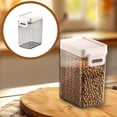 thumbnail image 1 of SomWiBe Airtight Food Storage Container, 20 fl oz Large Clear Pantry Organizer with Flip Lock Lid, Stackable Kitchen Canister for Cereal, Snacks, Pet Treats, Fridge Storage, 1 of 9