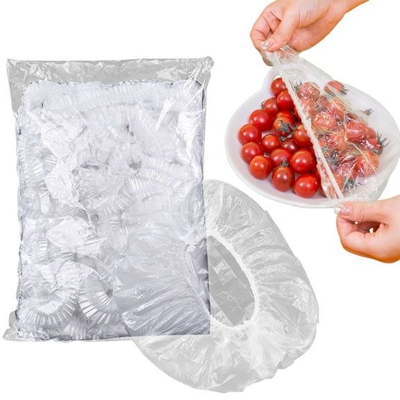 SomWiBe Bowl Covers for Dough Proofing, Extra Large Elastic Plastic Food Covers for Sheet Pans, Party Prep Storage, 50 Count