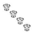 thumbnail image 1 of SomWiBe Stainless Steel Dessert Cups for Less Mess, Reusable Footed Ice Cream Bowls, Silver Sundaes, 4 Pack, 4 x 2.4 In, 1 of 7