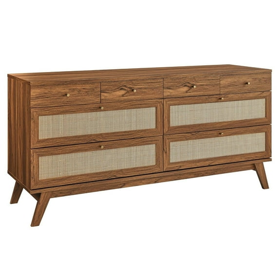 Soma 8-Drawer Dresser Walnut