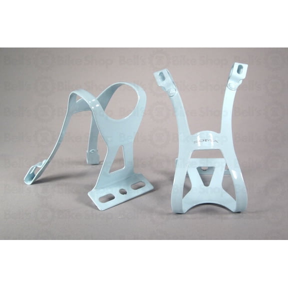 Soma Oppy X 1-Strap Toe Clips Light Blue S/M Pair Track Fixed Gear Road Bike