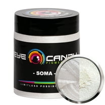Soma White Mica Powder Pigment (25g) for DIY Crafts: Woodworking, Resin, Soap, Paint, and More