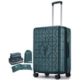 thumbnail image 1 of Somago Expandable 28 Inch Suitcase Luggage with Spring Shock-Absorption Brake Wheels Lightweight PC Suitcases with Cup Holder TSA Lock, 1 of 8