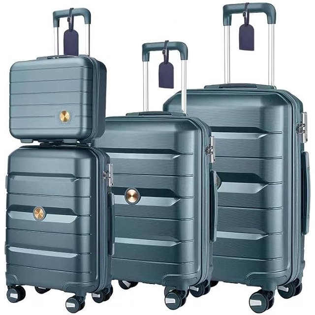 Somago Luggage Set with PP Hard Shell Lightweight TSA Lock Carryon