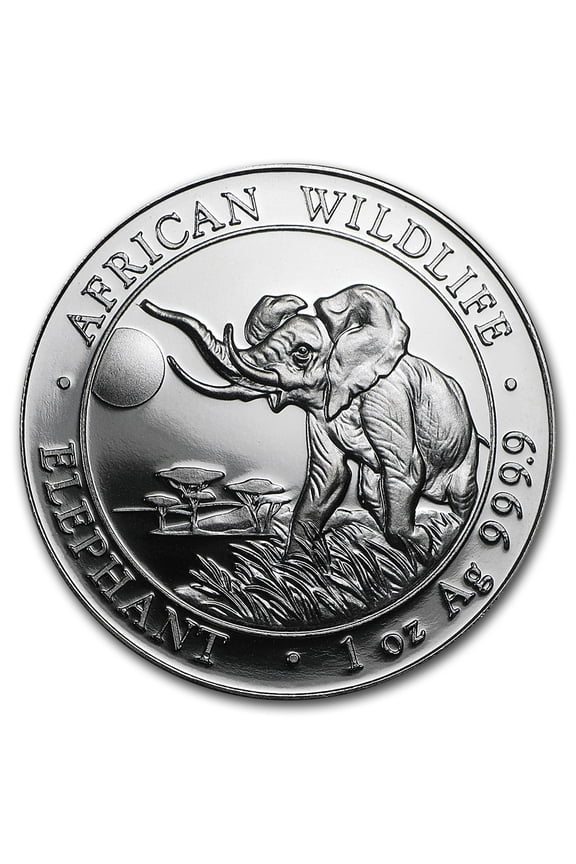 Somalia 1 oz Silver Elephant (Random Year)