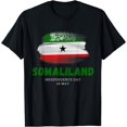 thumbnail image 1 of Somaliland Somalia Flag 18 May National Day T-Shirt Black Small, 1 of 3
