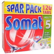Somat Multi 5 Dishwasher Tabs Big Saving Pack - 120 Tabs