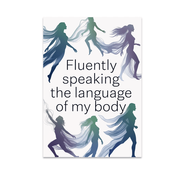 Somatic Experiencing Mind Body Art - Wellness Enthusiast - 13x19 Poster Print