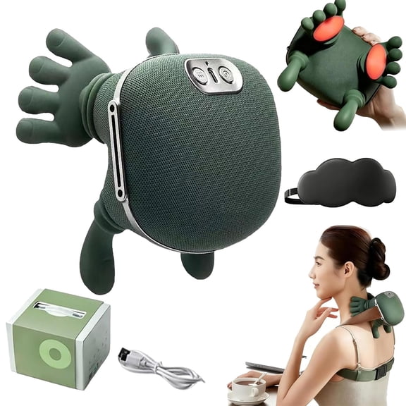 Somatouch Smart Hands Massager, Handcura Neck Massager, Healumix Bionic Heated Massagers, Three-Level Adjustment, Simulated Human Hand, 4d Deep Kneading, For Shoulder Neck Back Arms Legs (1Pc)