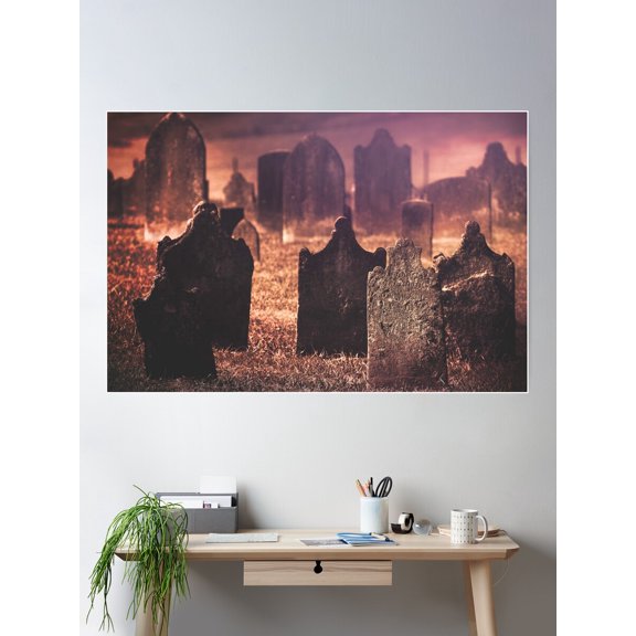 Somber Spirits Poster Wall Art, Modern Wall Decor For Living Room Bedroom, 12x18 UNFRAMED