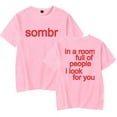 thumbnail image 1 of Sombr 12 To 12 T-shirt Women Men Crewneck Short Sleeve Casual Fashion Tee, 1 of 3