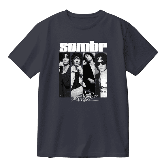 Sombr Cotton T-shirt Unisex Crewneck Short Sleeve Fashion Casual Tee