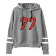 thumbnail image 1 of Sombr I Barely Know Her 77 Pullover Hoodie Women Men Long Sleeve Pocketless Sweatshirt Fashion Clothes, 1 of 2