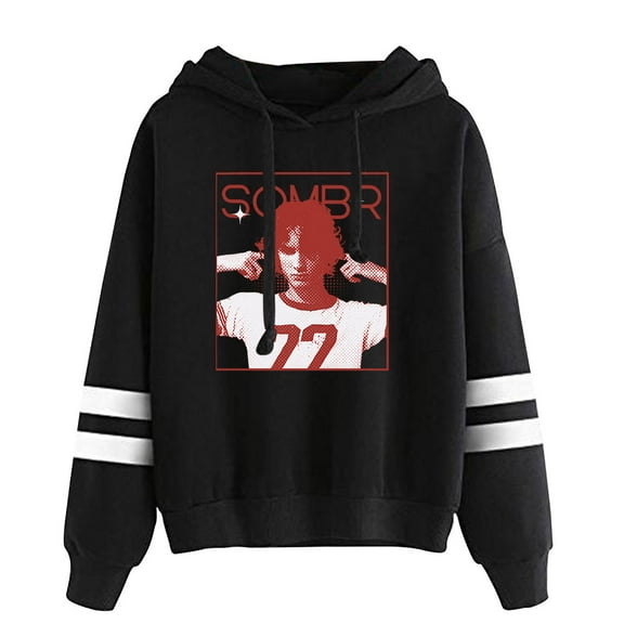 Sombr I Barely Know Her Pullover Hoodie Pocketless Long Sleeve Women Men Fashion Hooded Sweatshirt