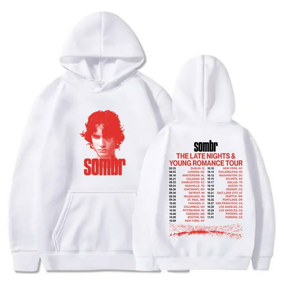 Sombr I Barely Know Her Tour 2025 Hoodies Women Men Fashion Long Sleeve Hooded Sweatshirts