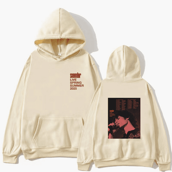 Sombr Live Spring Summer 2025 Tour Merch Hoodies Men Woman Long Sleeve Hooded Sweatshirt Harajuku Clothes
