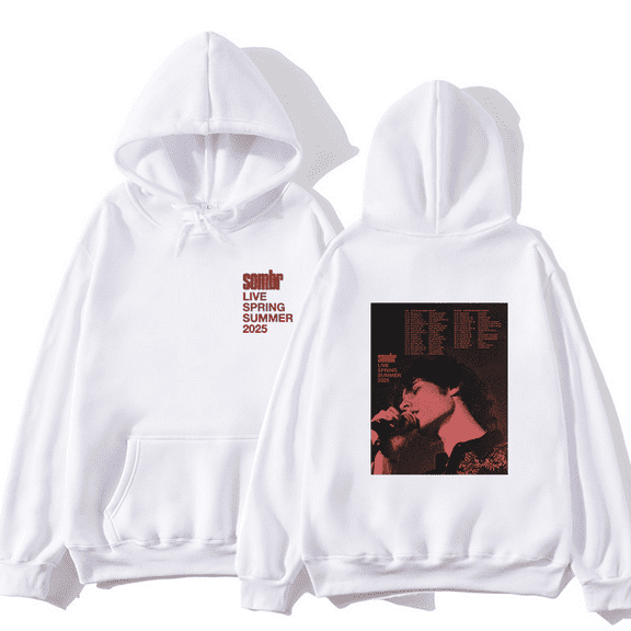 Sombr Live Spring Summer 2025 Tour Merch Hoodies Men Woman Long Sleeve Hooded Sweatshirt Harajuku Clothes