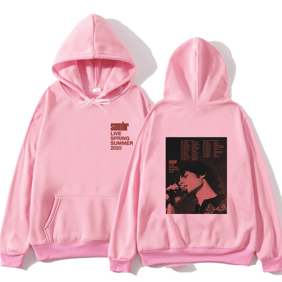 Sombr Live Spring Summer 2025 Tour Merch Hoodies Men Woman Long Sleeve Hooded Sweatshirt Harajuku Clothes