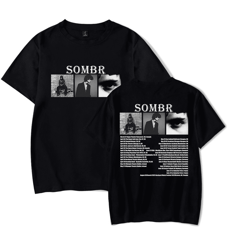 Suchmos Sunburst Tour 2025 Tシャツ Mサイズ Sombr Merch 2025 Tour T-shirt Unisex Men Women Short Sleeve Casual
