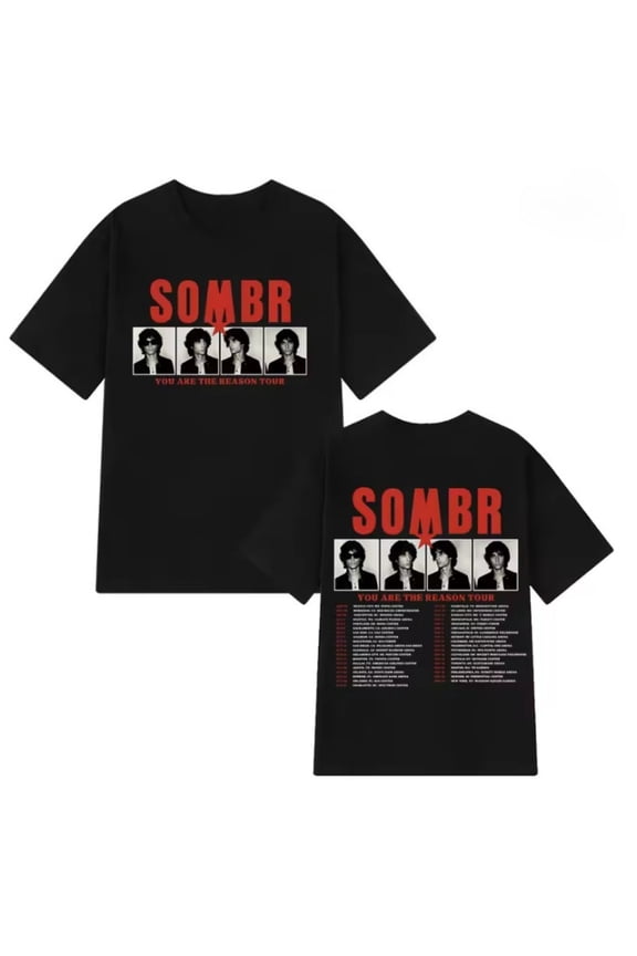 Sombr Merch 2026 Unisex Shirt Tops Vintage Tee Jersey Outdoor Tee Fashion y2k Top