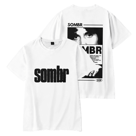 Sombr Merch EOP T-shirt Men Women Shirt Short Sleeve Casual Tee