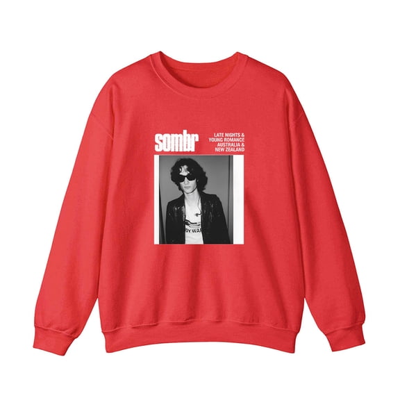 Sombr Merch Late Nights & Young Romance Crewneck Sweatshirt Unisex Men Women Long Sleeve