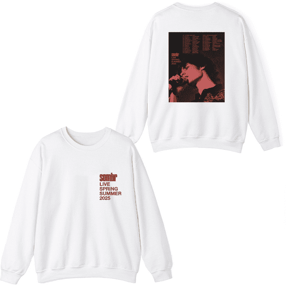 Sombr Merch Live Spring 2025 Tour Crewneck Sweatshirt Men Women Long Sleeve