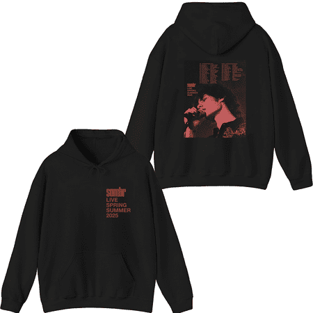 Sombr Merch Live Spring 2025 Tour Hoodie Men Women Long Sleeve Pullover Tops