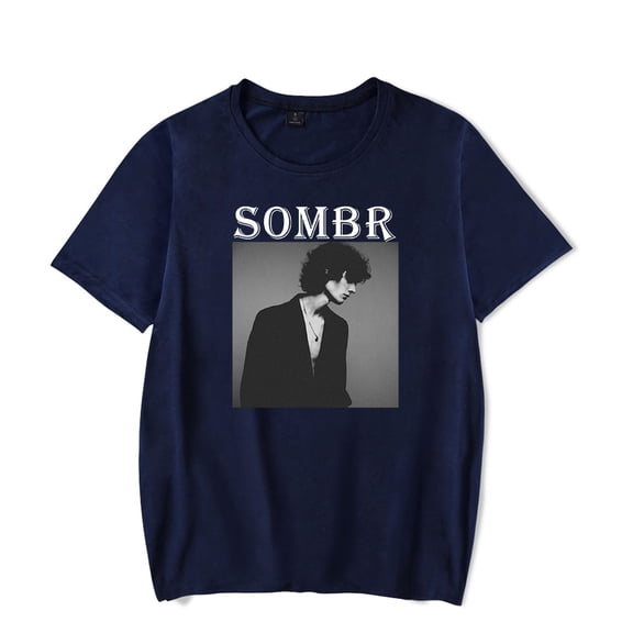 Sombr Merch Photos T-shirt Unisex Men Women Short Sleeve Casual Tee