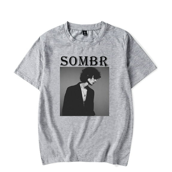 Sombr Merch Photos T-shirt Unisex Men Women Short Sleeve Casual Tee
