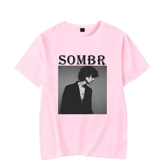Sombr Merch Photos T-shirt Unisex Men Women Short Sleeve Casual Tee