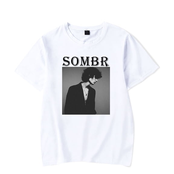 Sombr Merch Photos T-shirt Unisex Men Women Short Sleeve Casual Tee