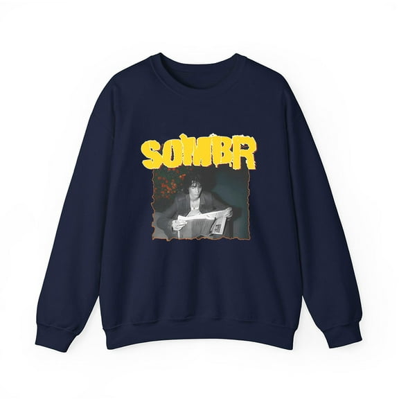 Sombr Merch Vintage Grunge Style Crewneck Sweatshirt Unisex Men Women Long Sleeve