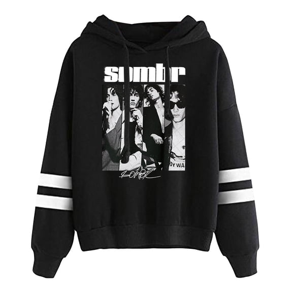Sombr Pic Merch Hoodie Unisex Winter 2026 Fashion Casual Long Sleeve Sweatshirt