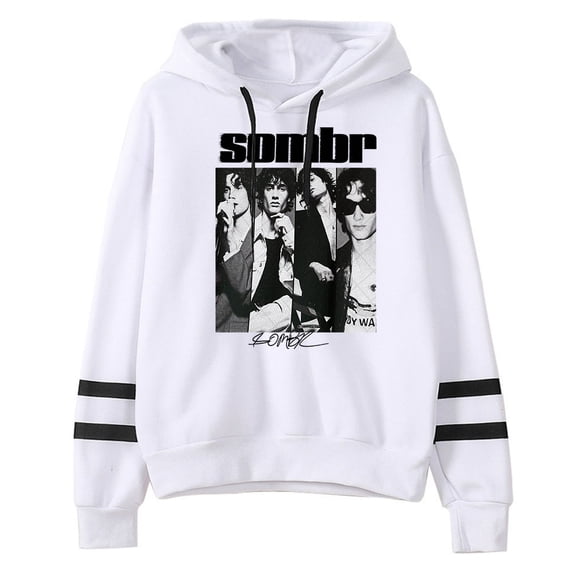 Sombr Pic Merch Hoodie Unisex Winter 2026 Fashion Casual Long Sleeve Sweatshirt