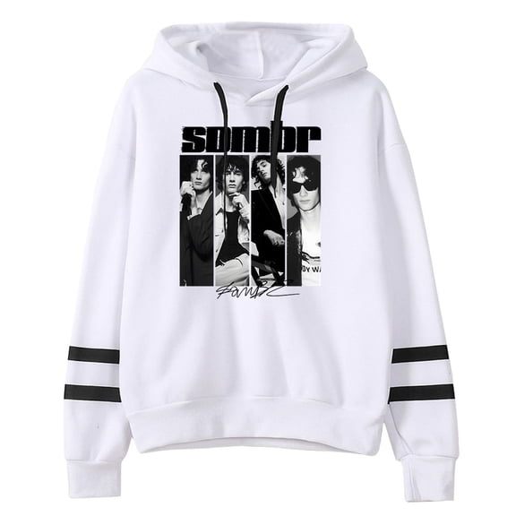 Sombr Pullover Hoodie Men Women Pocketless Long Sleeve Sweatshirt Casual Streetwear Clothes