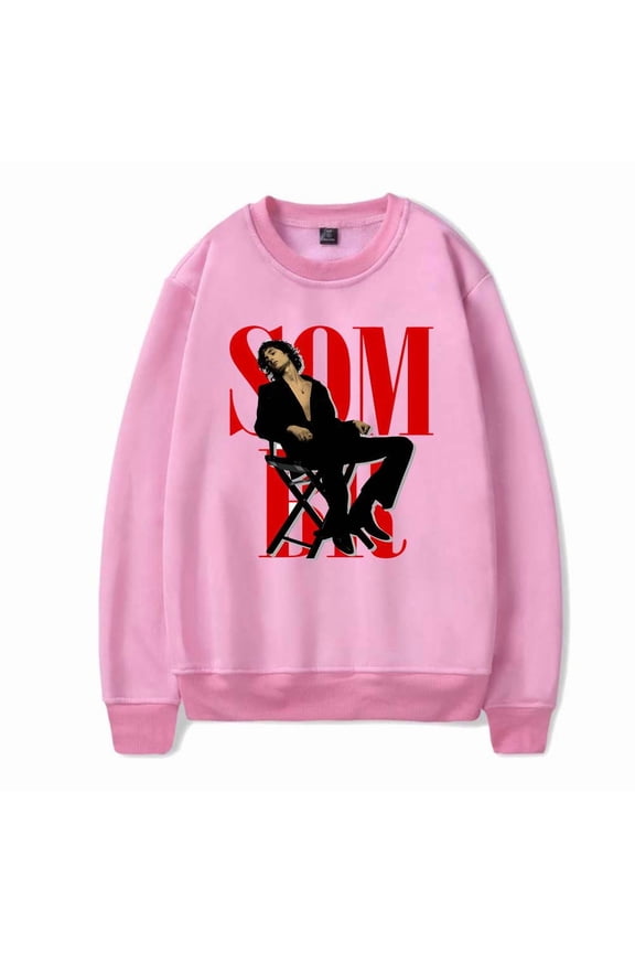 Sombr Retro Pic Merch Crewneck Sweatshirts Cosplay Women Men Fashion Y2K Long Sleeve Stylish Design Tee Top