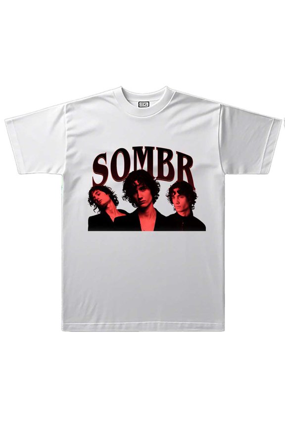 Sombr Retro Pic Merch Summer Unisex Short-sleeved T-shirt Fashion Printed Casual Stylish Design Tee