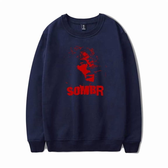 Sombr Shadow Pic 2025 Tour Merch Crewneck Sweatshirts Cosplay Women Men Fashion Y2K Long Sleeve Stylish Design Top