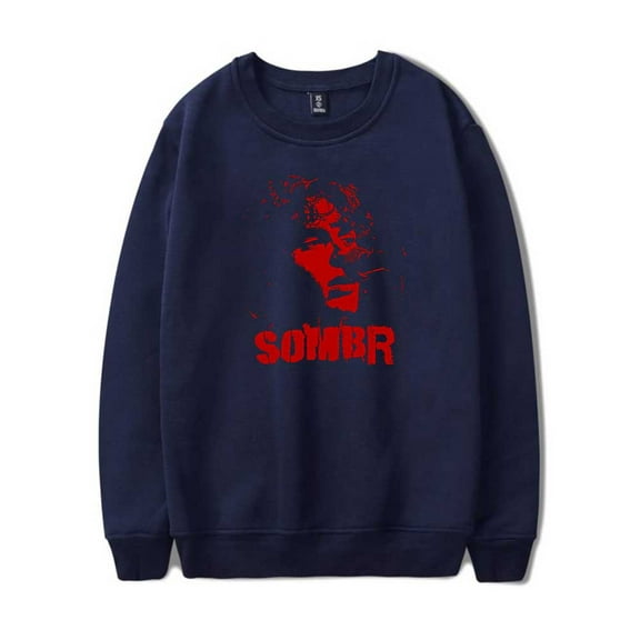 Sombr Shadow Pic 2025 Tour Merch Crewneck Sweatshirts Cosplay Women Men Fashion Y2K Long Sleeve Stylish Design Top
