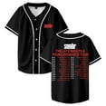 thumbnail image 1 of Sombr The Late Nights And Young Romance Tour Baseball Jersey Short Sleeve Shirts Women Men Streetwear Tops, 1 of 2