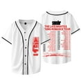 thumbnail image 1 of Sombr The Late Nights & Young Romance Tour Baseball Jacket Tee Unisex V-neck Short Sleeve T-Shirts, 1 of 6
