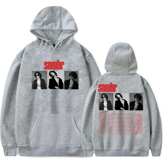 Sombr The Late Nights Young Romance Tour Hoodies Merch Women Men Long sleeve Fashion Casual Hooded Sweatshirts