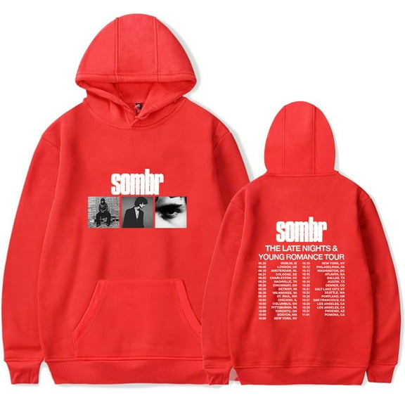 Sombr The Late Nights & Young Romance Tour Hoodies Women Men Casual Long Sleeve Sweatshirt Clothes