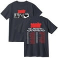 thumbnail image 1 of Sombr The Late Nights & Young Romance Tour T-Shirt Women Men Casual Crewneck Short Sleeve Tee, 1 of 3
