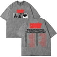 thumbnail image 1 of Sombr The Late Nights & Young Romance Tour T-shirt cotton washed T-shirt retro unisex short sleeved casual round neck T-shirt, 1 of 5