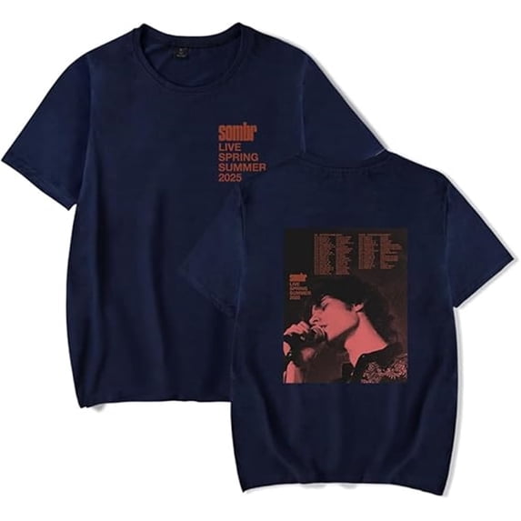 Sombr Tour 2025 T-shirt Women Men Casual Short Sleeve Printed Fashion Summer Tops Tee